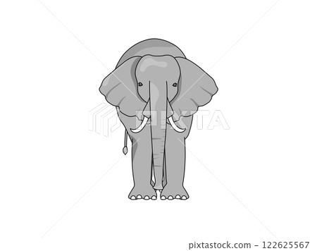 The Big Five of African Wild Animals: The Tusked Elephant The Big Five of African Wild Animals: The Tusked Elephant 122625567