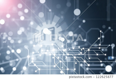 Abstract futuristic technological background. 122625877