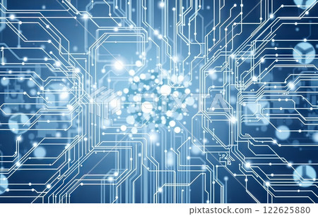 Abstract futuristic technological background. 122625880