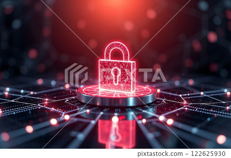 Data protection and cyber security abstract background. Data protection and cyber security abstract background. 122625930