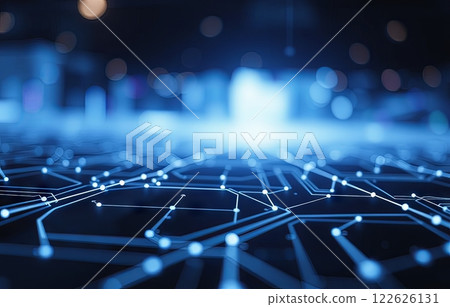 Abstract futuristic technological background. 122626131