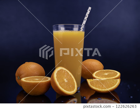 Orange juice healthy drink for breakfast 122626263