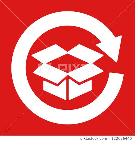 有關如何處理行李的說明的護理標記：回收標記 122626440