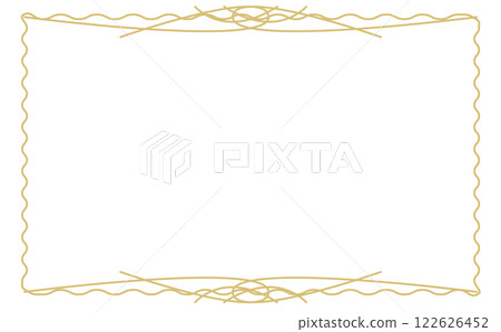 Golden ornate decorative frame Golden ornate decorative frame 122626452