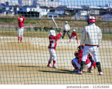 Ground netting/baseball field 122626660