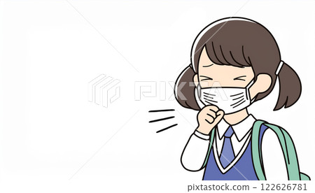 Infants and children wearing masks 122626781