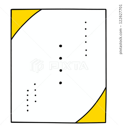 清爽簡約豎版名片4-純色 122627701
