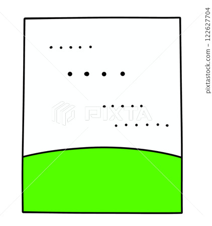 簡潔清爽豎名片1-純色 122627704