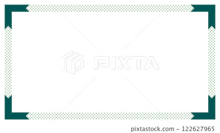 Dark green simple western style dot frame 16:9 Dark green simple western style dot frame 16:9 122627965