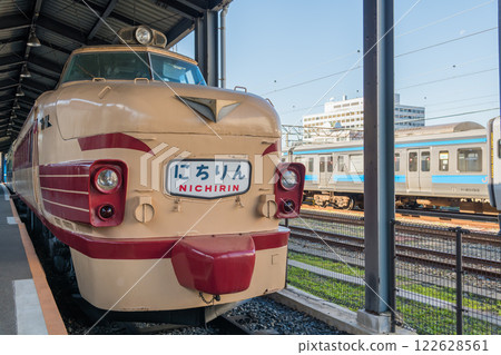 [Kitakyushu Mojiko Port, Kyushu Railway Museum's Nichirin 481 Series Express Train] 122628561
