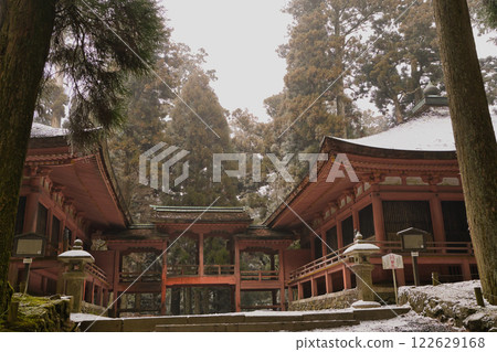 我冒著雪去了比叡山的延歷寺。 122629168