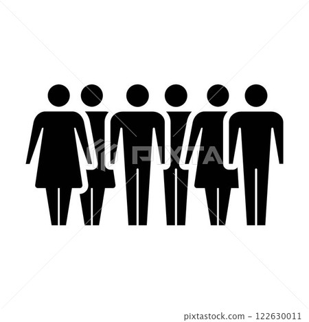 Leadership icon vector group of people and leader symbol in glyph pictogram illustration Leadership icon vector group of people and leader symbol in glyph pictogram illustration 122630011