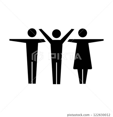 Leadership icon vector group of people and leader symbol in glyph pictogram illustration Leadership icon vector group of people and leader symbol in glyph pictogram illustration 122630012
