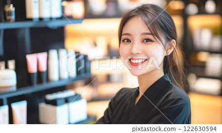 Smiling female staff at a beauty salon 122630594