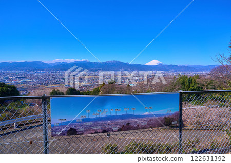 從神奈川縣小田原市蘇我別所的瞭望台俯瞰市區(小田原、富士山、櫓山、金時山等) 從神奈川縣小田原市蘇我別所的瞭望台俯瞰市區(小田原、富士山、櫓山、金時山等) 122631392