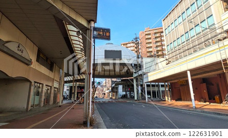 下關唐戶商店街的拱廊 下關唐戶商店街的拱廊 122631901