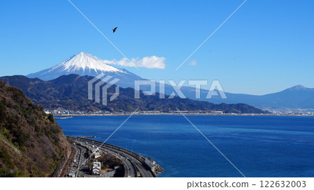 Suruga Bay and Mt. Fuji from Satta Pass 122632003
