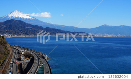 Suruga Bay and Mt. Fuji from Satta Pass 122632004