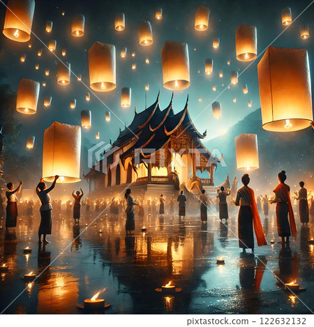 Yi Peng and Loy Krathong (Lantern Festival) Yi Peng and Loy Krathong (Lantern Festival) 122632132