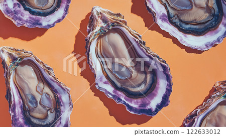 卡通牡蛎插画 122633012