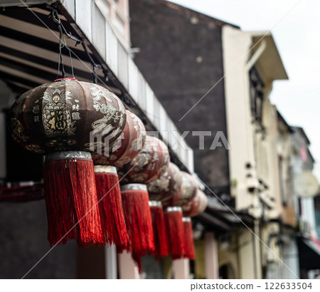 Chinese lantern in Phuket, Thailand. Travel, tourism 122633504