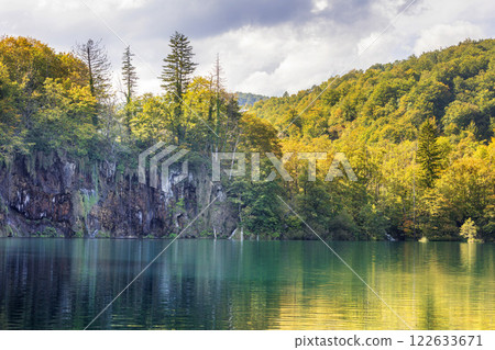 Waterfall in Plitvice National Park, Croatia 122633671