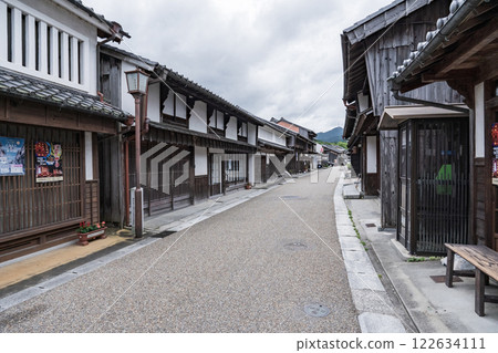三重縣龜山市東海道關塾的傳統街景 122634111