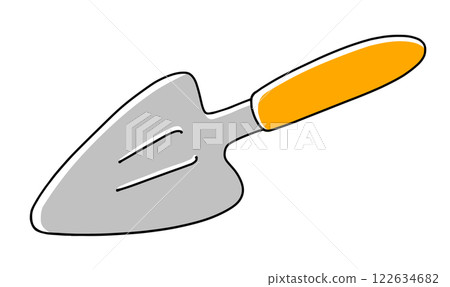 簡單、隨意塗漆的鏟子 簡單、隨意塗漆的鏟子 122634682