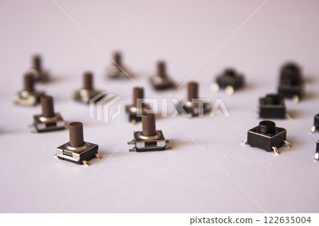 Collection of Computer Switch Buttons on the Surface Collection of Computer Switch Buttons on the Surface 122635004