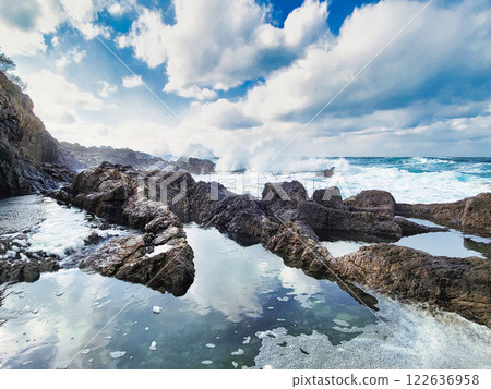 The Sea of Japan in winter (Senkaku Bay, Sado City) The Sea of Japan in winter (Senkaku Bay, Sado City) 122636958