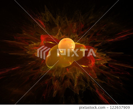 Imaginatory fractal abstract background Image 122637909