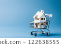 A house is a shopping cart 122638555