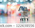 A house is a shopping cart 122638556