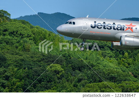 airplane taking off airplane taking off 122638647