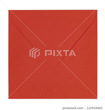 Square envelope on white background 122638885