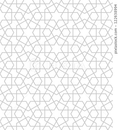 Islamic background with traditional style arabic. Seamless pattern for card, background, fabric or abstract design. Muslim ornament. 122638994