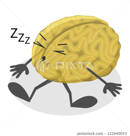 3D Isometric Flat Vector Illustration of Smart Healthy Human Brain, Psychological Mind Control. Item 4 122640053
