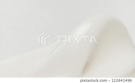 白色光滑的奶油色表面(AI生成影像) 白色光滑的奶油色表面(AI生成影像) 122641496