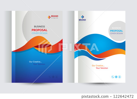 Corporate Business Proposal Catalog cover Design Template Concepts Corporate Business Proposal Catalog cover Design Template Concepts 122642472