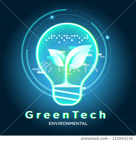 Greentech abstract background concept Plants stored in bulbs Greentech abstract background concept Plants stored in bulbs 122643238