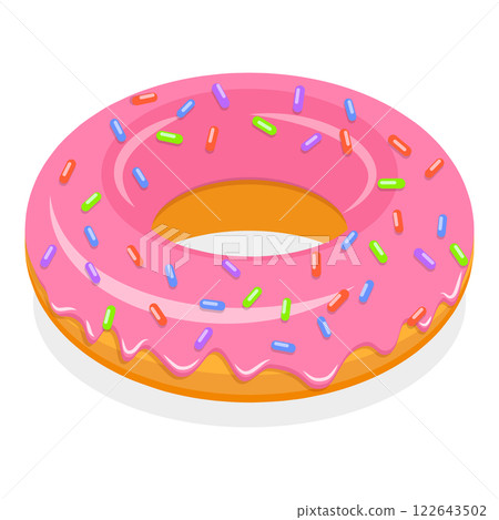 3D Isometric Flat  Set of Set Of Rubber Rings. Item 6 122643502