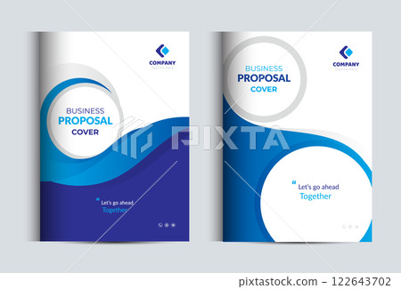 Corporate Business Proposal Catalog cover Design Template concepts Corporate Business Proposal Catalog cover Design Template concepts 122643702