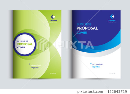Corporate Business Proposal Catalog cover Design Template concepts Corporate Business Proposal Catalog cover Design Template concepts 122643719