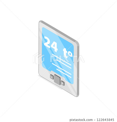 3D Isometric Flat Illustration of HVACS Systems. Item 6 3D Isometric Flat Illustration of HVACS Systems. Item 6 122643845