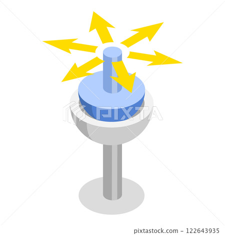 3D Isometric Flat  Illustration of Types Of Synovial Joints. Item 6 122643935