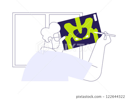 Orthopaedic trauma abstract concept vector illustration. 122644322