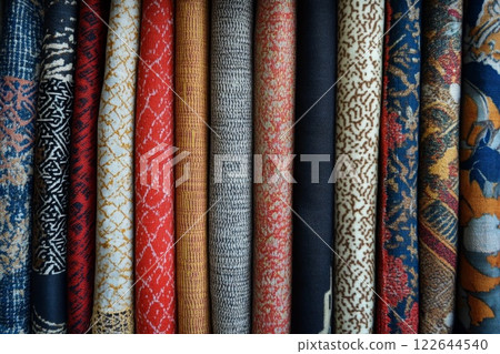 Cotton textile texture background. 122644540
