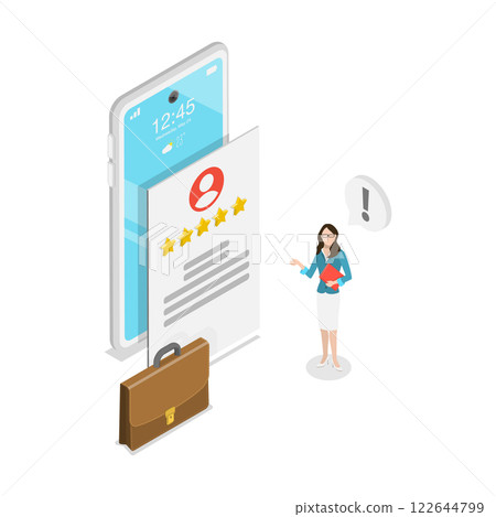 3D Isometric Flat  Illustration of Business Analisys and Planning. Item 1 122644799