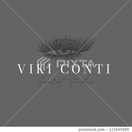 Secret studio label design Secret studio label design 122645089