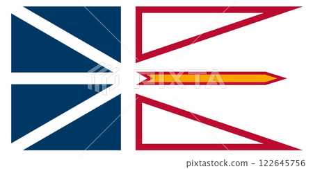 Newfoundland and Labrador Canada flag background illustration Newfoundland and Labrador Canada flag background illustration 122645756